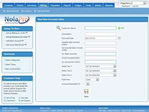 NolaPro Free Accounting Screenshot
