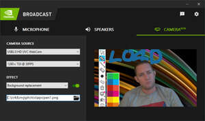 Nvidia Broadcast Screenshot
