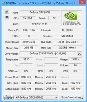 Nvidia Profile Inspector Screenshot