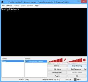 Open Broadcaster Software Screenshot