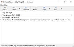 Outlook Password Screenshot