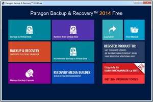 Paragon Backup & Recovery Free Screenshot