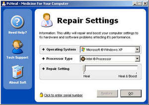 PcHeal Screenshot