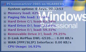 PCSummarizer 2005 Screenshot