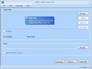 PDF Creator Pro Screenshot