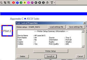 PDF Print Control Screenshot