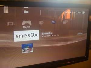 Playstation3 SNES Emulator Screenshot