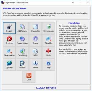 Portable EasyCleaner Screenshot