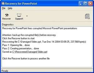 PowerPointRecovery Screenshot