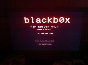 Blackbox PS3 FTP Server Screenshot