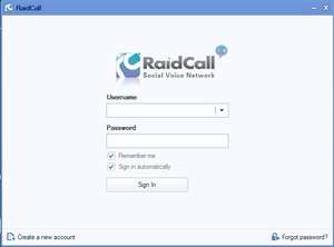 RaidCall Screenshot