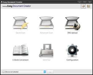 Samsung Easy Document Creator Screenshot