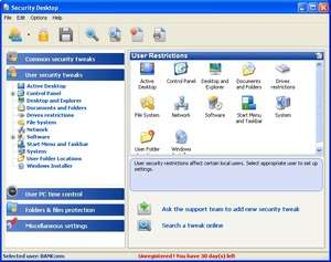 Security Desktop Tool Screenshot