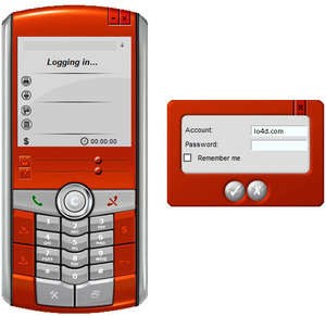 SoftPhone Client Screenshot
