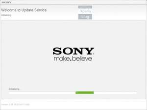 Sony Mobile Update Service Screenshot