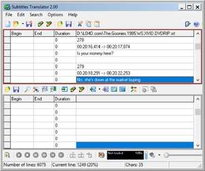 Subtitles Translator Screenshot