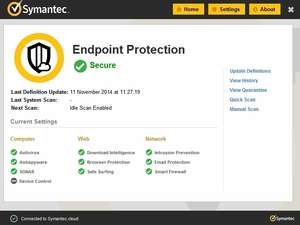 Symantec Endpoint Protection Screenshot