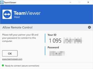 TeamViewer Host Screenshot