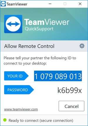 teamviewer quick support ipad
