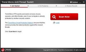 Trend Micro Anti-Threat Toolkit Screenshot