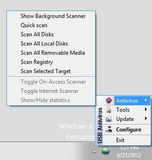 TrustPort Antivirus USB Edition Screenshot
