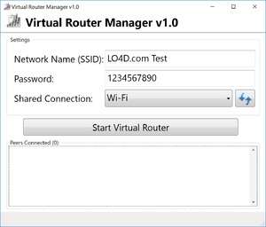Virtual Router Manager Screenshot
