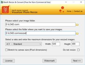 Visualizer Photo Resize Screenshot