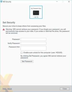 wd security for mac