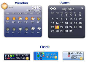 Weather Clock Screenshot