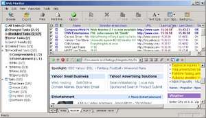 Web Monitor Screenshot