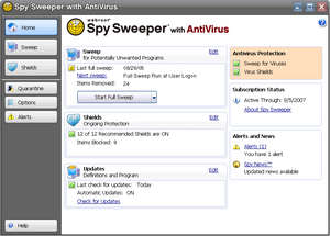 Spy Sweeper Screenshot