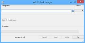 Win32 Disk Imager Screenshot