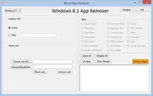 Windows 8 App Remover Screenshot