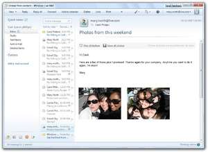 Windows Live Mail Screenshot