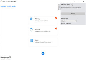 Windows Privacy Dashboard Screenshot