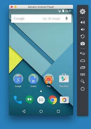 Xamarin Android Player Screenshot