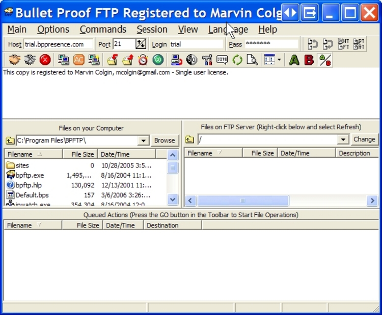 online ftp client zip file extractor