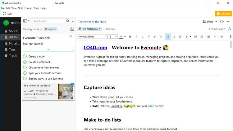 EverNote 10.63.2.45825 download the new