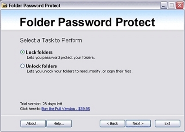 password protect file folder