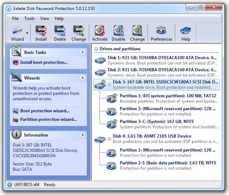 disk password protection serial key