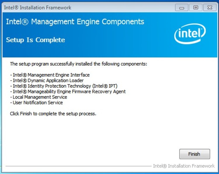 Intel R Management Engine Interface   -  8