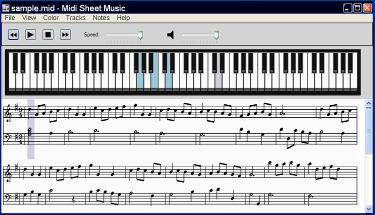 Download Midi Sheet Music 2.6