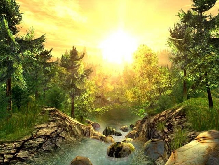 Nature 3D Screensaver Screenshot