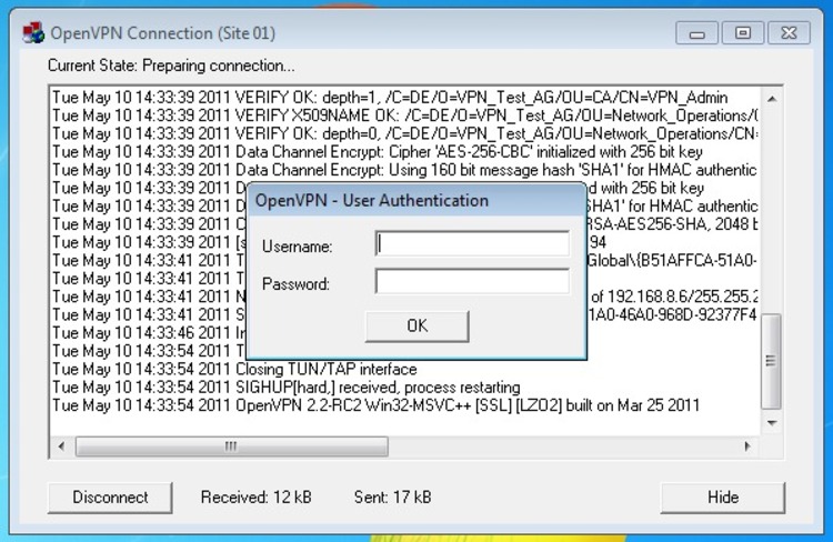 instal the new version for windows OpenVPN Client 2.6.5