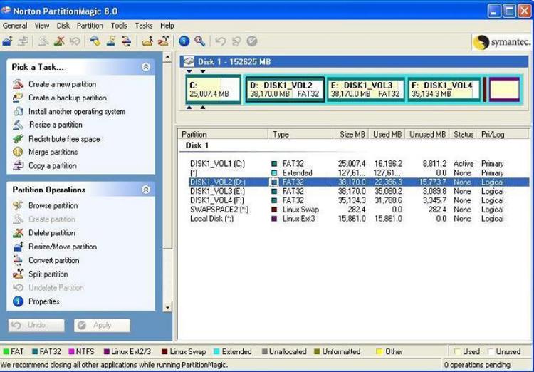 powerquest partition magic 8.0