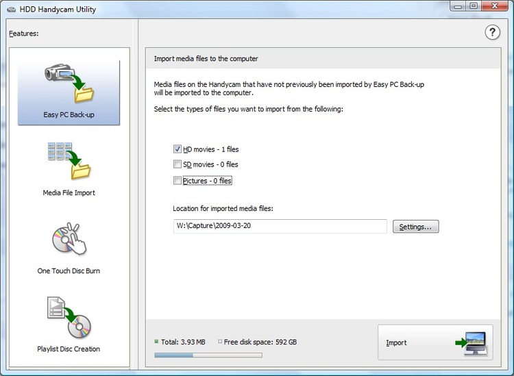 handycam application software download windows 7