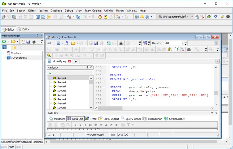 toad latest version for oracle 12c