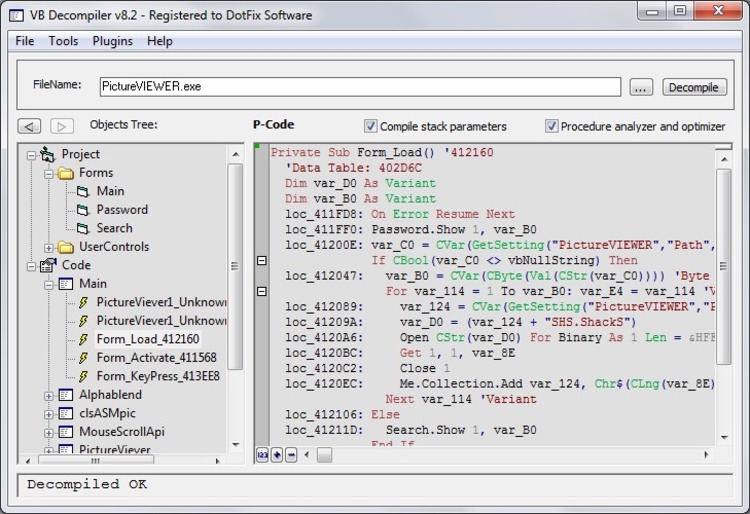 hex ray decompiler